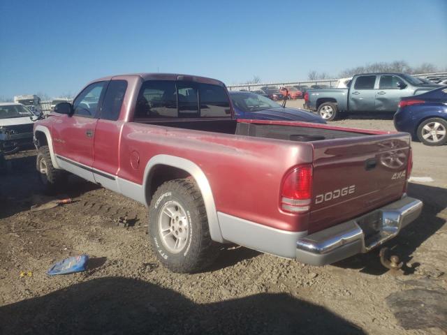 1B7GG22X7WS644530 - 1998 DODGE DAKOTA BURGUNDY photo 2