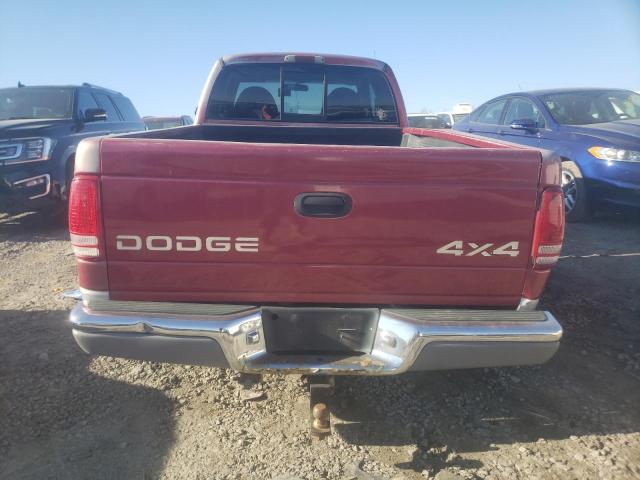 1B7GG22X7WS644530 - 1998 DODGE DAKOTA BURGUNDY photo 6