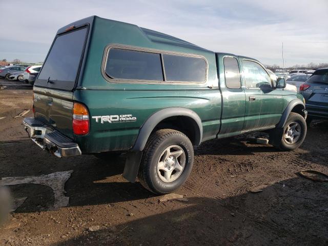 5TESN92N21Z821254 - 2001 TOYOTA TACOMA XTRACAB PRERUNNER GREEN photo 3