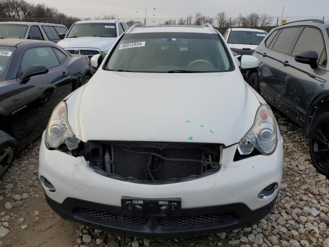 JN1AJ0HPXBM800029 - 2011 INFINITI EX35 BASE WHITE photo 5