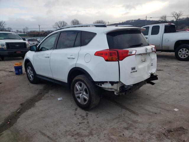 2T3BFREV3EW223121 - 2014 TOYOTA RAV4 LE WHITE photo 2