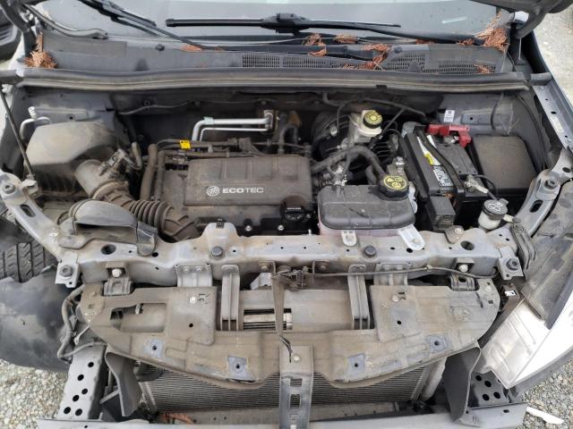 KL4CJASB4EB611010 - 2014 BUICK ENCORE GRAY photo 11