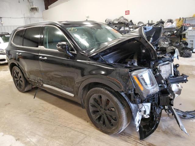 5XYP64HC2LG028626 - 2020 KIA TELLURIDE S BLACK photo 4