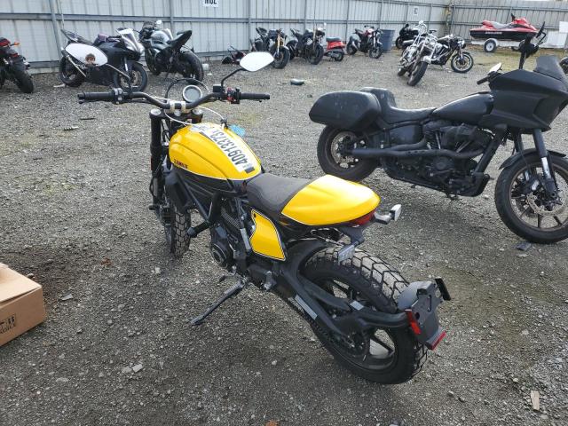 ML0KAFPM1LT016468 - 2020 DUCATI SCRAMBLER DESERT SLED YELLOW photo 3