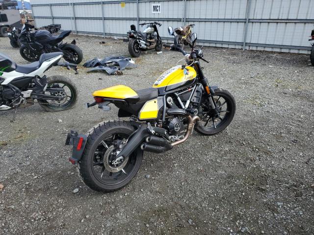 ML0KAFPM1LT016468 - 2020 DUCATI SCRAMBLER DESERT SLED YELLOW photo 4