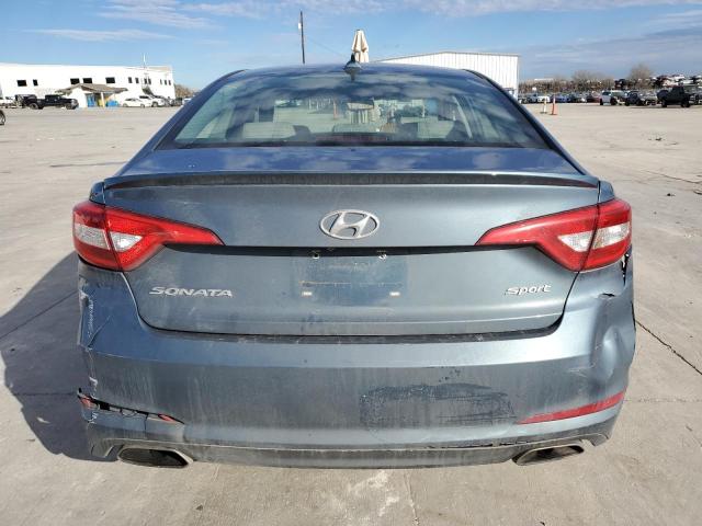 5NPE34AF6HH527644 - 2017 HYUNDAI SONATA SPORT BLUE photo 6