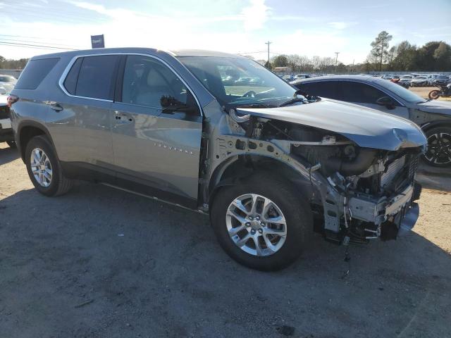 1GNERFKW7PJ328141 - 2023 CHEVROLET TRAVERSE LS SILVER photo 4