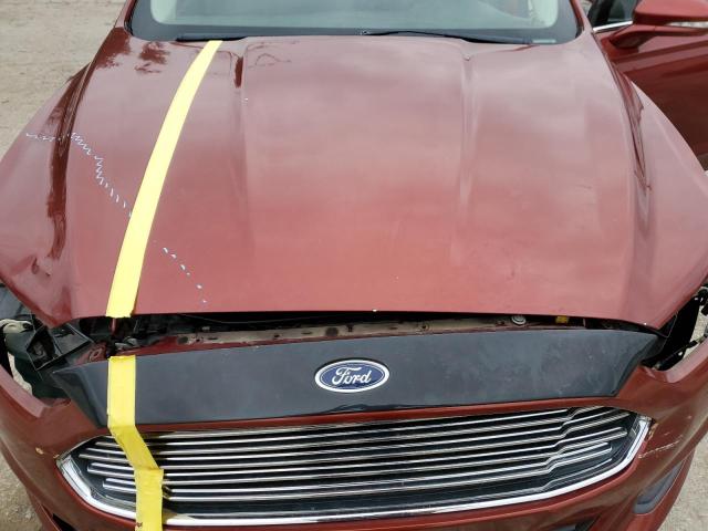 3FA6P0H75ER261242 - 2014 FORD FUSION SE RED photo 11