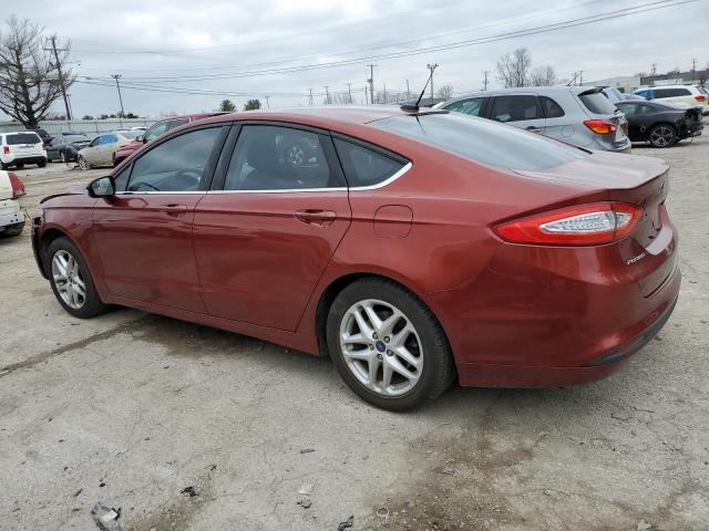 3FA6P0H75ER261242 - 2014 FORD FUSION SE RED photo 2