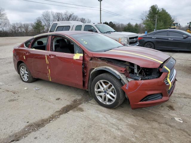 3FA6P0H75ER261242 - 2014 FORD FUSION SE RED photo 4