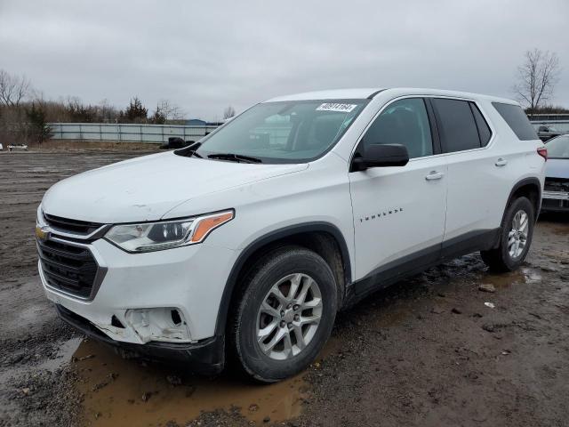 1GNERFKW3JJ163213 - 2018 CHEVROLET TRAVERSE LS WHITE photo 1