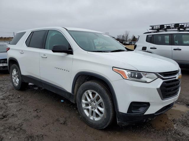 1GNERFKW3JJ163213 - 2018 CHEVROLET TRAVERSE LS WHITE photo 4