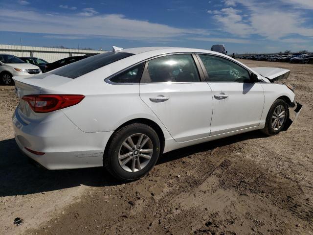 5NPE24AF6HH589581 - 2017 HYUNDAI SONATA SE WHITE photo 3