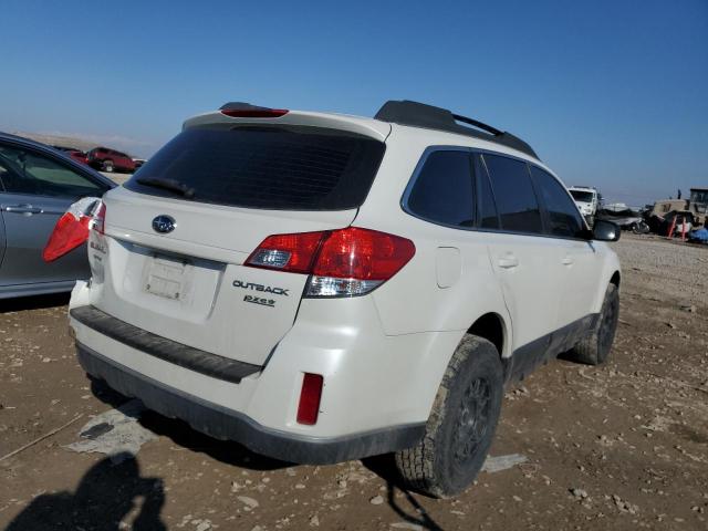 4S4BRBACXB3437360 - 2011 SUBARU OUTBACK 2.5I WHITE photo 3