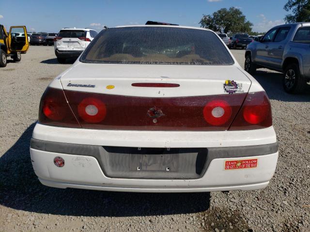 2G1WF52E039341397 - 2003 CHEVROLET IMPALA WHITE photo 6