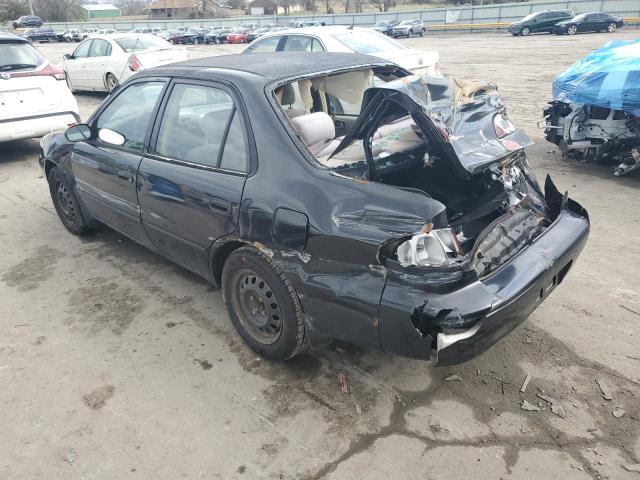 2T1BR12E0XC260833 - 1999 TOYOTA COROLLA VE BLACK photo 2