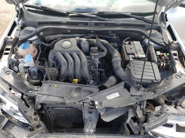 3VW2K7AJ7EM254552 - 2014 VOLKSWAGEN JETTA BASE SILVER photo 11