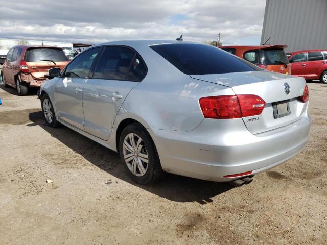 3VW2K7AJ7EM254552 - 2014 VOLKSWAGEN JETTA BASE SILVER photo 2