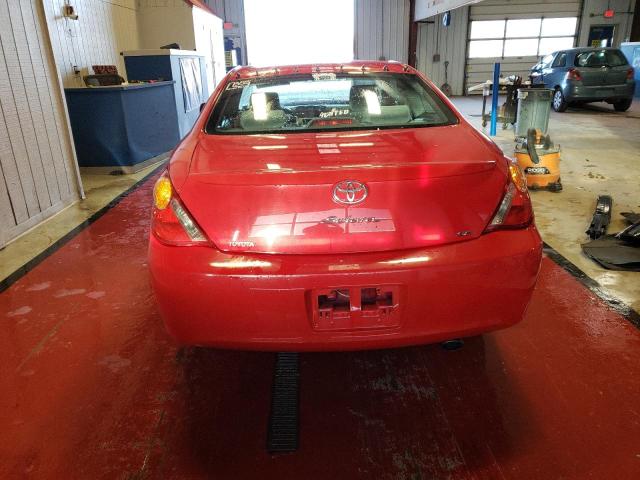 4T1CE38P96U750270 - 2006 TOYOTA CAMRY SOLA SE RED photo 6