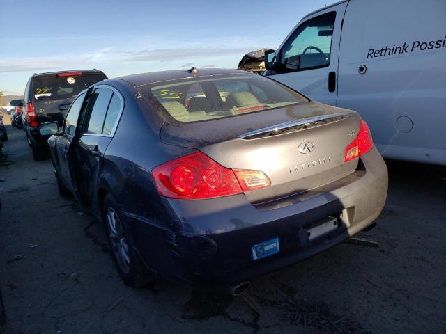 JNKBV61E28M210030 - 2008 INFINITI G35 GRAY photo 2