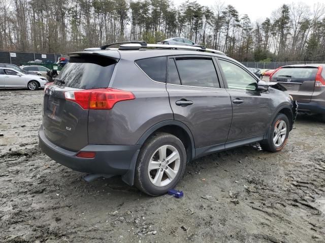 JTMWFREV2D5001936 - 2013 TOYOTA RAV4 XLE CHARCOAL photo 3