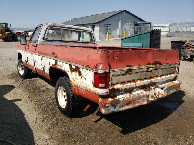 CKR147Z109776 - 1977 CHEVROLET CHEYENNE TWO TONE photo 3