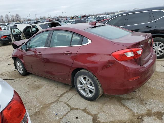 1G1BE5SM5G7276997 - 2016 CHEVROLET CRUZE LT MAROON photo 2