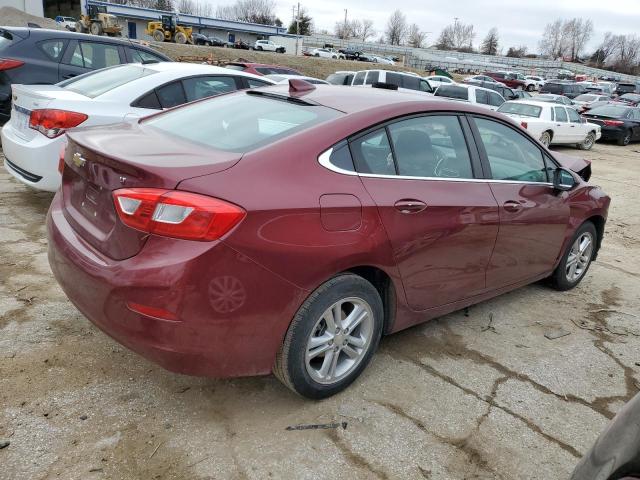 1G1BE5SM5G7276997 - 2016 CHEVROLET CRUZE LT MAROON photo 3