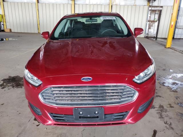 3FA6P0LU4GR306431 - 2016 FORD FUSION SE HYBRID RED photo 5