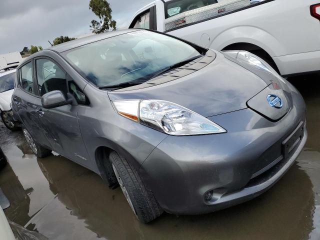 1N4BZ0CP6HC309401 - 2017 NISSAN LEAF S GRAY photo 4