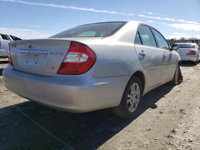 4T1BF32K03U036741 - 2003 TOYOTA CAMRY LE SILVER photo 4