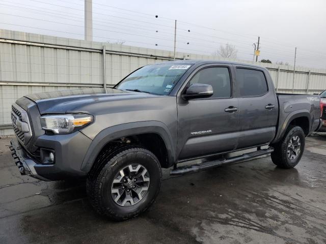 3TMAZ5CN0JM068344 - 2018 TOYOTA TACOMA DOUBLE CAB CHARCOAL photo 1