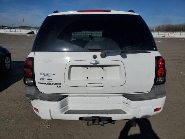 1GNDS13S472139679 - 2007 CHEVROLET TRAILBLAZE LS WHITE photo 6