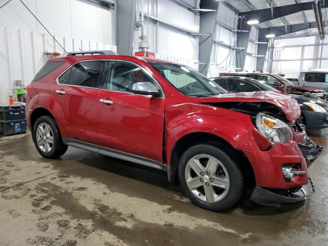 1GNFLHEK2FZ139987 - 2015 CHEVROLET EQUINOX LTZ RED photo 4