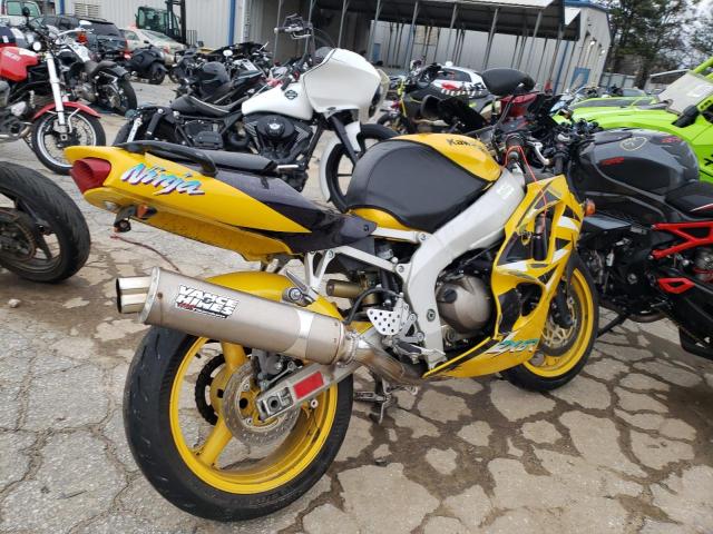 JKAZX4J161A031468 - 2001 KAWASAKI ZX600 J1 YELLOW photo 4