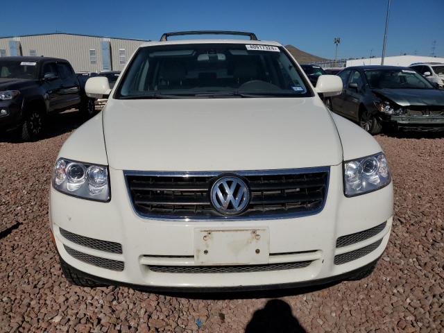 WVGBC67L84D029355 - 2004 VOLKSWAGEN TOUAREG 3.2 WHITE photo 5