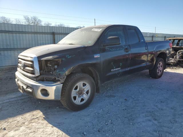 5TFRY5F14AX091800 - 2010 TOYOTA TUNDRA DOUBLE CAB SR5 BLACK photo 1