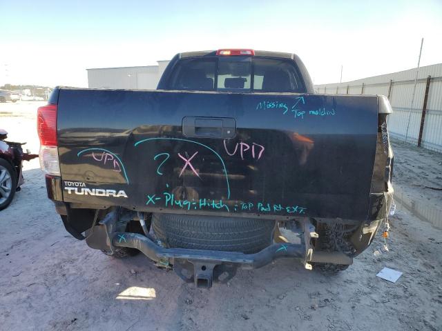 5TFRY5F14AX091800 - 2010 TOYOTA TUNDRA DOUBLE CAB SR5 BLACK photo 6
