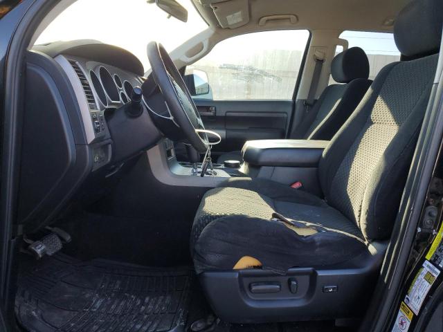 5TFRY5F14AX091800 - 2010 TOYOTA TUNDRA DOUBLE CAB SR5 BLACK photo 7