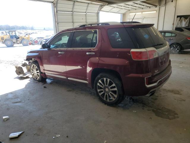 2GKFLVE37H6148431 - 2017 GMC TERRAIN DENALI RED photo 2