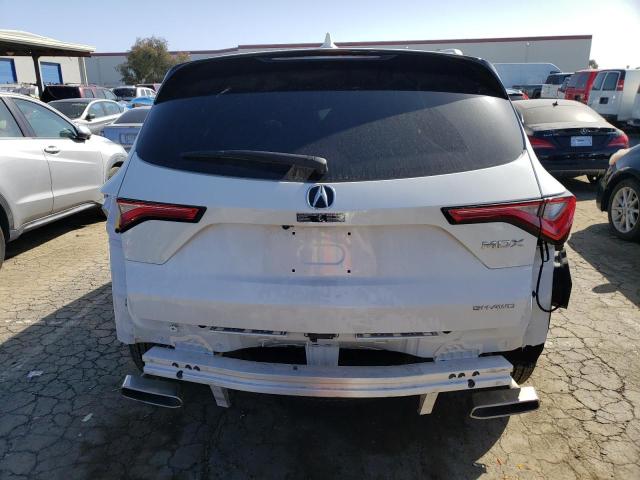 5J8YE1H87PL011124 - 2023 ACURA MDX ADVANCE WHITE photo 6