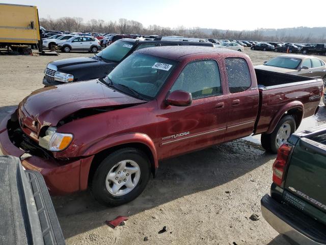 5TBBT48183S423794 - 2003 TOYOTA TUNDRA ACCESS CAB LIMITED BURGUNDY photo 1