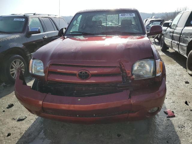 5TBBT48183S423794 - 2003 TOYOTA TUNDRA ACCESS CAB LIMITED BURGUNDY photo 5