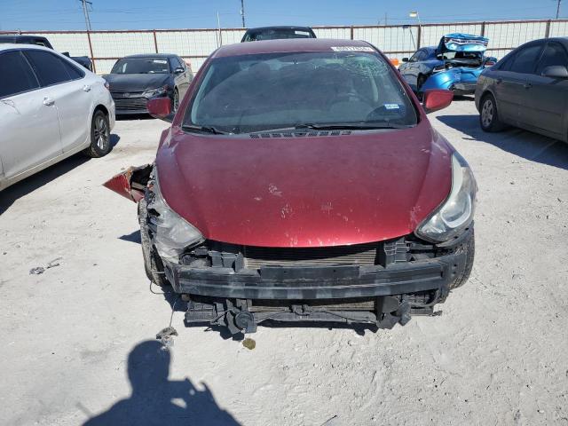 5NPDH4AE8EH486305 - 2014 HYUNDAI ELANTRA SE RED photo 5