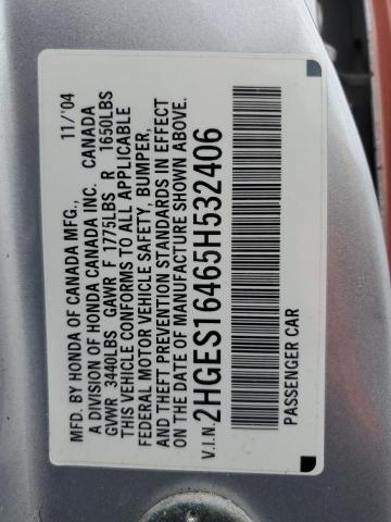 2HGES16465H532406 - 2005 HONDA CIVIC DX ORANGE photo 13