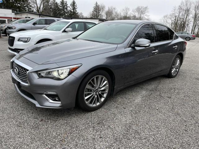 JN1EV7BR5NM340839 - 2022 INFINITI Q50 LUXE GRAY photo 2