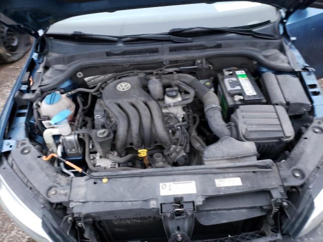 3VW1K7AJ7FM352025 - 2015 VOLKSWAGEN JETTA BASE BLUE photo 11