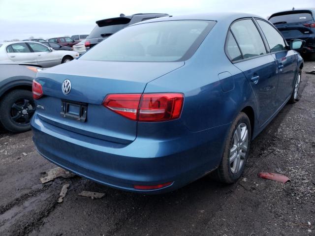 3VW1K7AJ7FM352025 - 2015 VOLKSWAGEN JETTA BASE BLUE photo 3