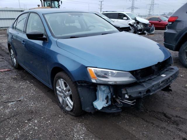 3VW1K7AJ7FM352025 - 2015 VOLKSWAGEN JETTA BASE BLUE photo 4