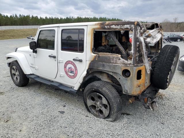 1C4HJWEG7HL748618 - 2017 JEEP WRANGLER U SAHARA WHITE photo 2